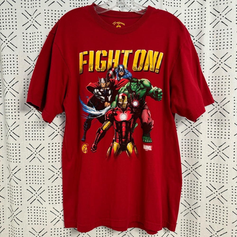 TROJANS SC Marvel Avengers “Fight On!” T-Shirt